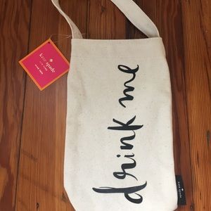 Kate Spade “Drink Me” Wine Tote